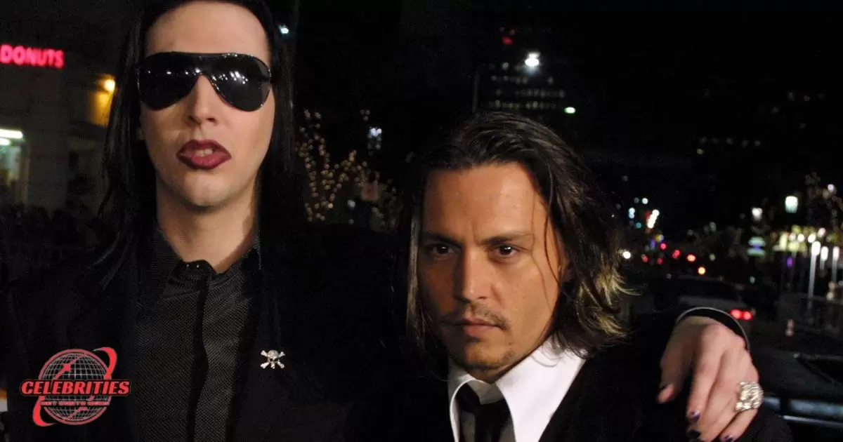 Johnny and Marilyn Manson