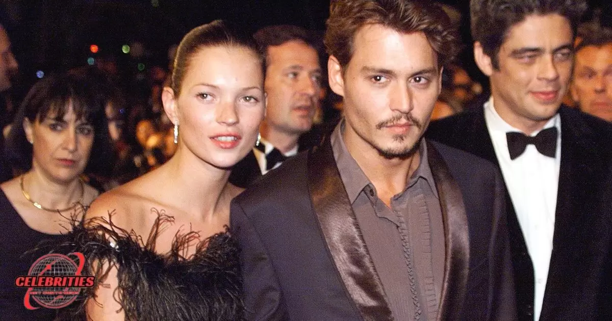 Kate Moss and Johnny Depp