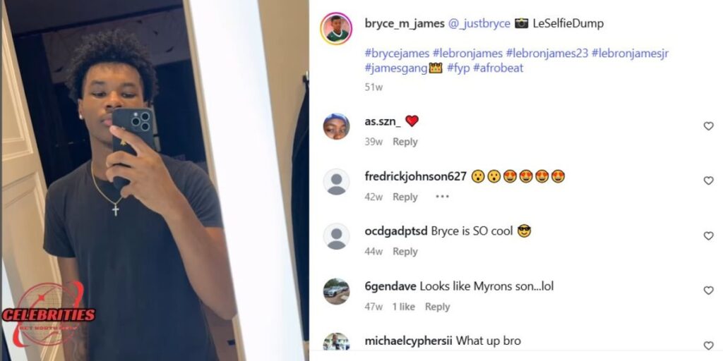 Bryce James engaging with fans through social media and public appearances.